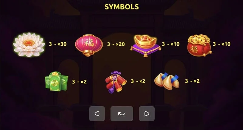 Red Dragon of Luck - sticky-collect di gulungan tengah